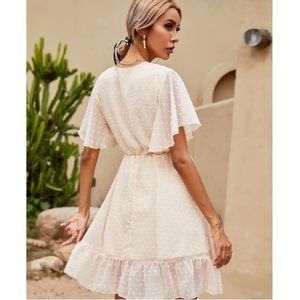 Formal Cream Color Dress